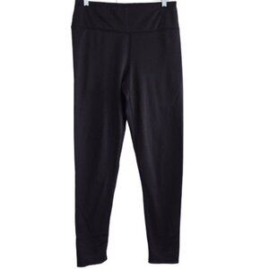 ClimateRight by Cuddl Duds Thermal Guard Base Layer Leggings Black Size M